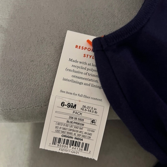 Fourth of July Cat & Jack, Girl 2 set outfits 6/9 Months - Picture 4 of 4